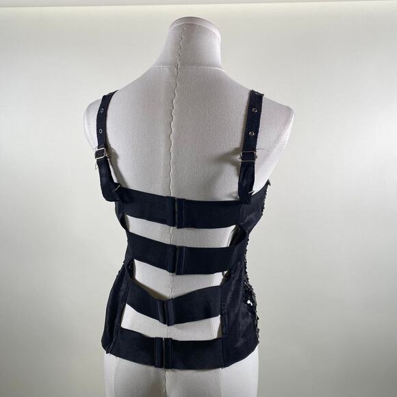 Vintage y2k open back sequin top - Picture 1 of 5